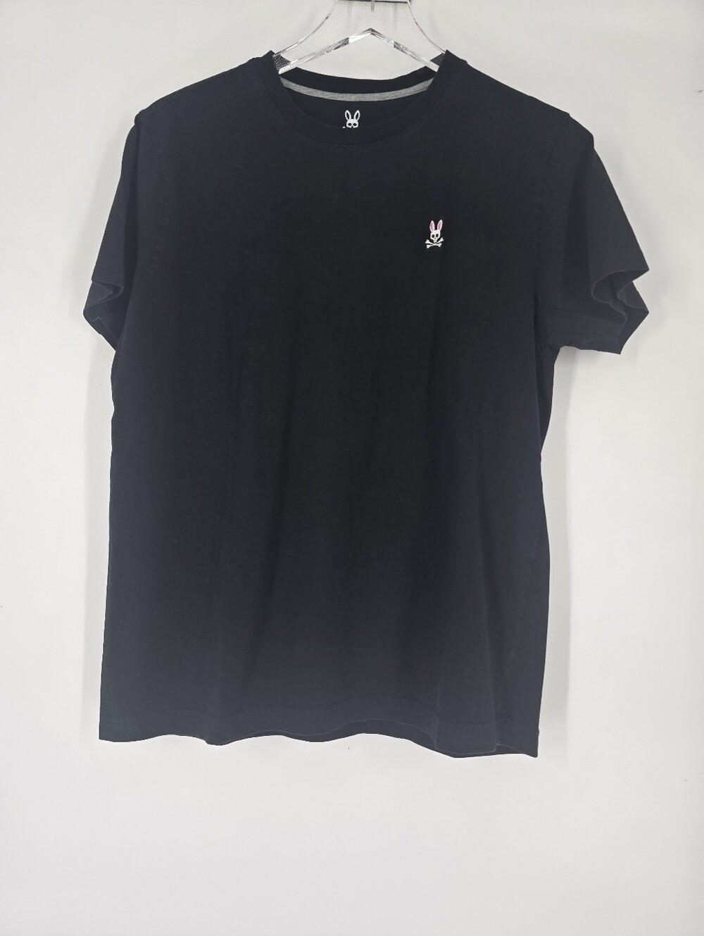 Psycho Bunny Men's Black T-Shirt Tee Short Sleeve Size 4 Small